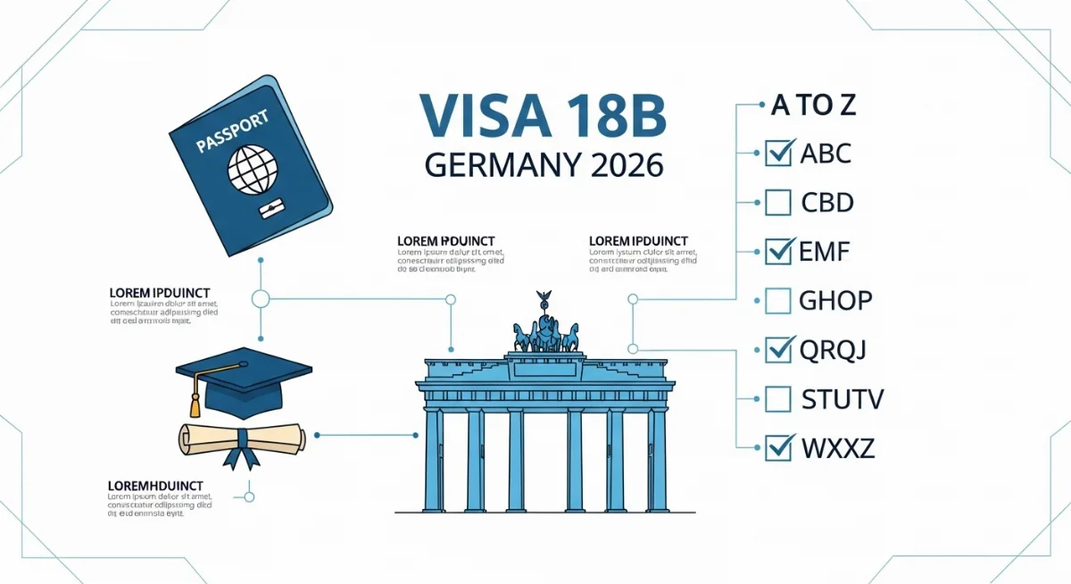 Điều kiện xin visa 18B Đức diện lao động trình độ đại học năm 2026