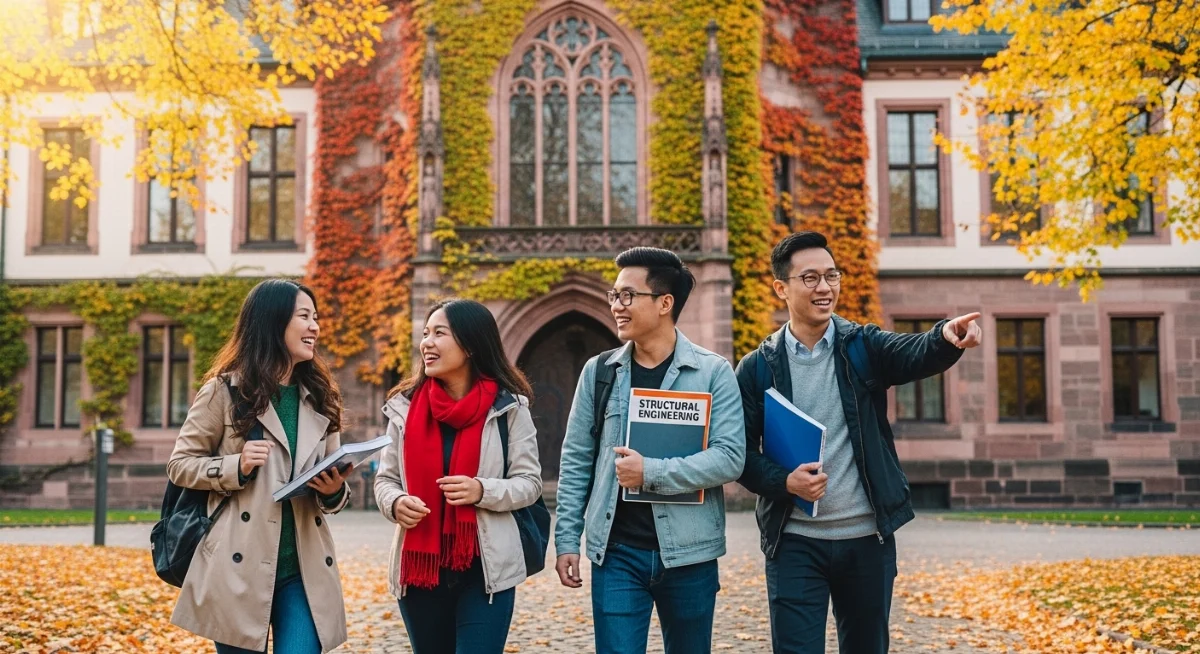 Cơ sở vật chất hiện đại tại một đại học kỹ thuật Đức nổi tiếng