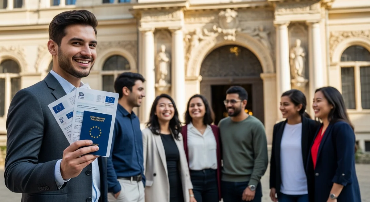 Giải thích thẻ xanh EU là gì và lộ trình định cư Đức diện tay nghề cao