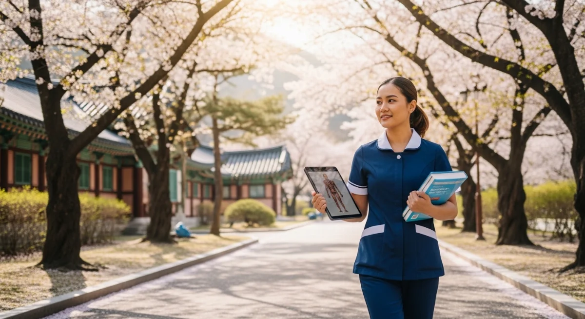 Lộ trình chuyển đổi visa E7 ngành điều dưỡng Hàn Quốc từ visa D2 sinh viên