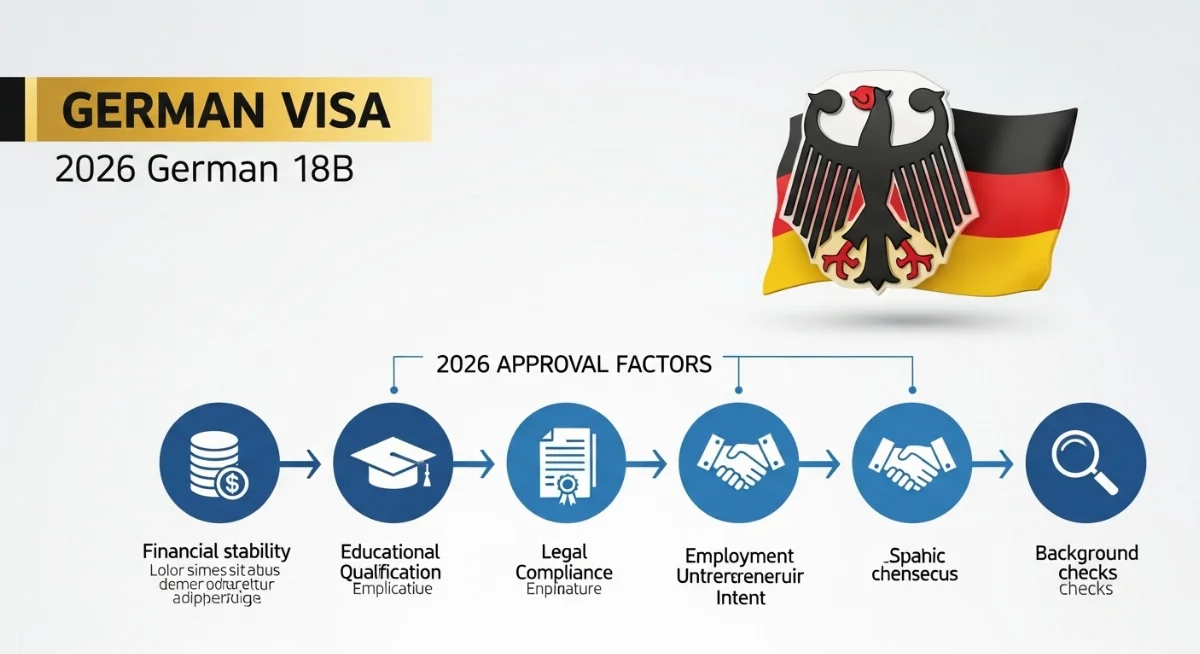 Mẫu hồ sơ v&agrave; thủ tục xin visa 18B Đức 2026 theo quy định di tr&uacute; mới nhất