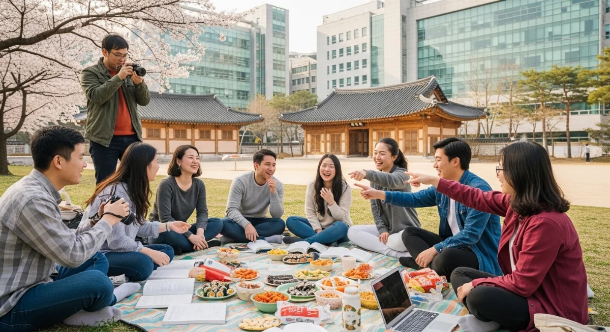 Khuôn viên trường Đại học Sejong - địa chỉ đào tạo ngành quản trị khách sạn số 1 Hàn Quốc