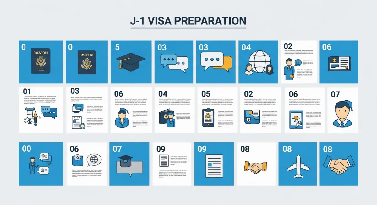 C&aacute;c bước chuẩn bị hồ sơ v&agrave; thủ tục xin visa J1 Mỹ diện trao đổi văn h&oacute;a chi tiết