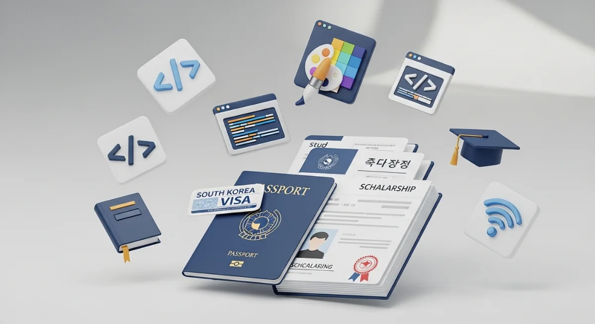 Giảng đường hiện đại tại các trường đại học đào tạo ngành công nghệ thông tin Hàn Quốc