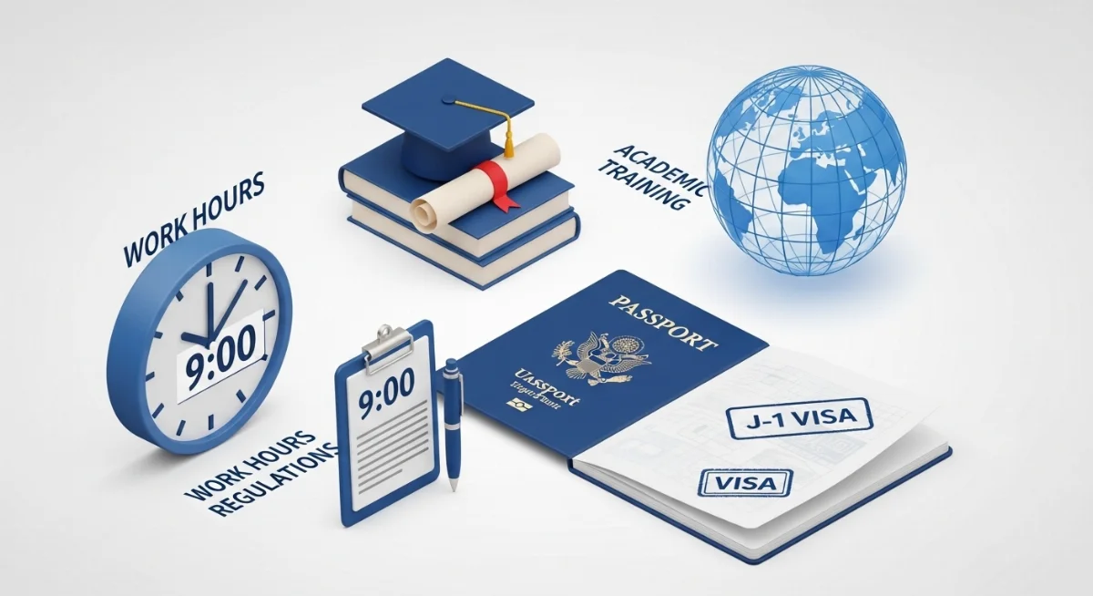 Quy định visa J-1 về việc làm thêm và luật lao động Mỹ cho thực tập sinh