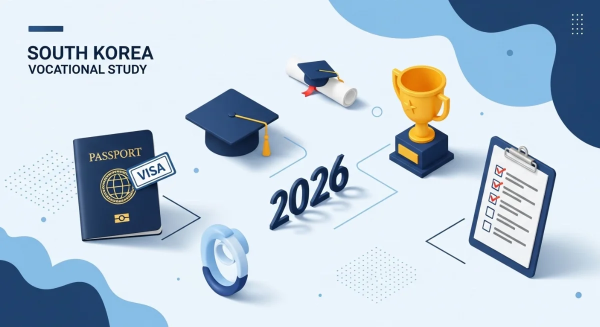 Bản đồ lộ tr&igrave;nh chi ph&iacute; du học nghề H&agrave;n Quốc 2026 chi tiết nhất hiện nay