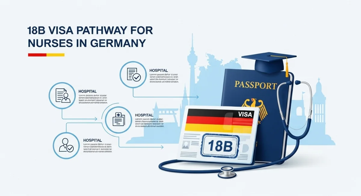 Lộ trình xin visa 18B cho điều dưỡng viên chuyên nghiệp với quy trình chuẩn