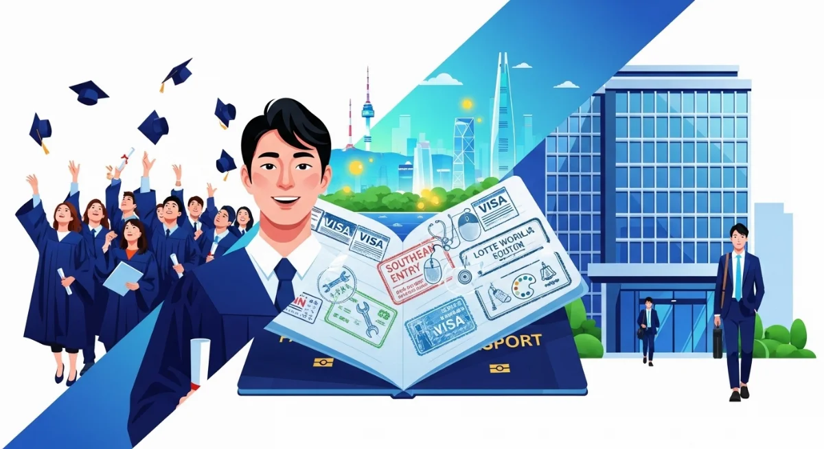 Kinh nghiệm đổi visa E-7 thành công cho du học sinh nghề Hàn Quốc