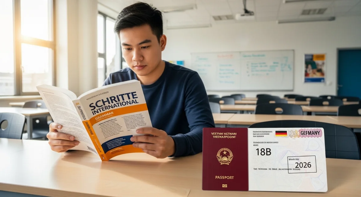 Thủ tục xin visa 18B Đức cho lao động trình độ đại học Việt Nam năm 2026