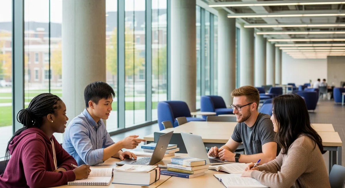 Thực tập sinh Việt Nam đang nhìn ra cửa sổ vượt qua nỗi nhớ nhà khi thực tập sinh Mỹ tại căn hộ mới