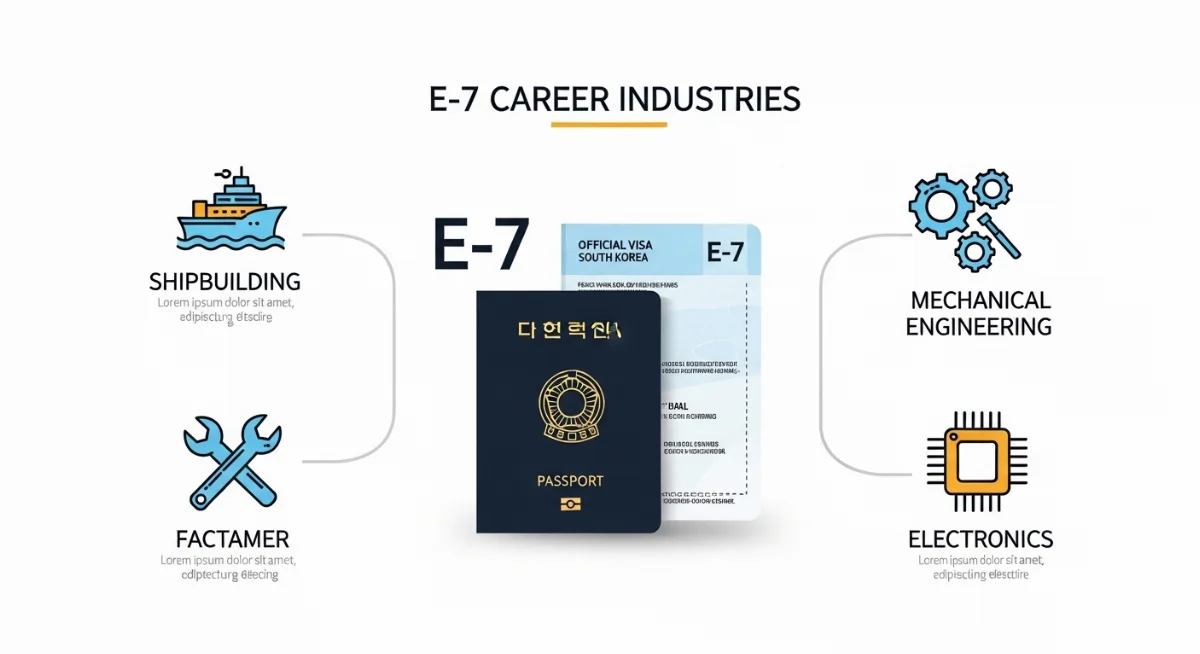 Điều kiện chuyển đổi visa D-4-6 sang E-7 Hàn Quốc hiện nay