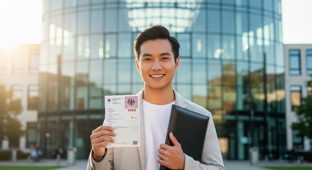 Hướng dẫn chi tiết quy trình chuyển đổi du học nghề sang visa 18B tại Đức năm 2026