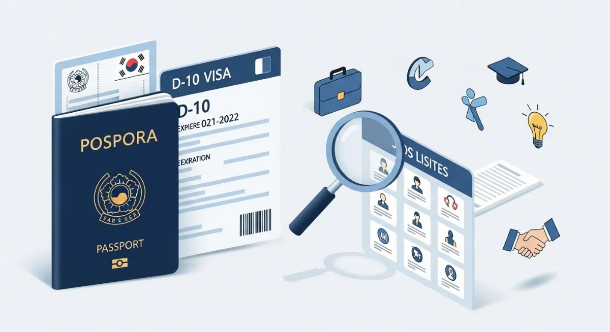 Bảng tính điểm visa D10 Hàn Quốc và các tiêu chí chấm điểm mới nhất