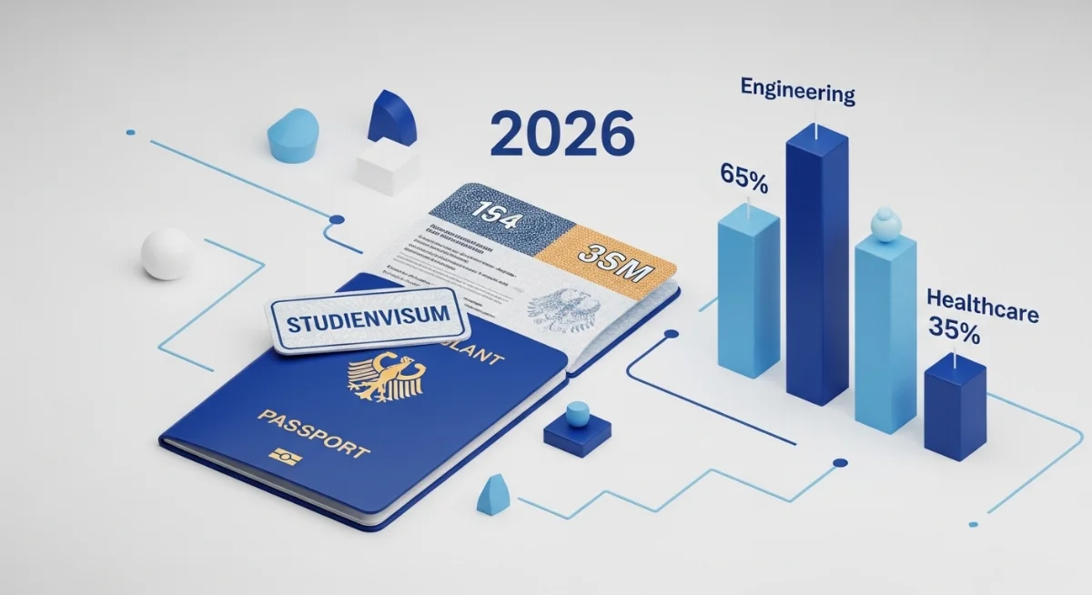 Sinh viên thực hành trong chương trình du học Đức ngành điều dưỡng dễ xin visa nhất 2026