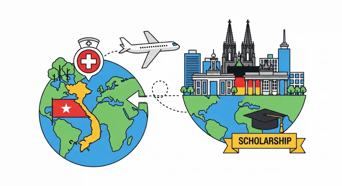 Hồ sơ xin visa du học nghề Đức ngành điều dưỡng thành công