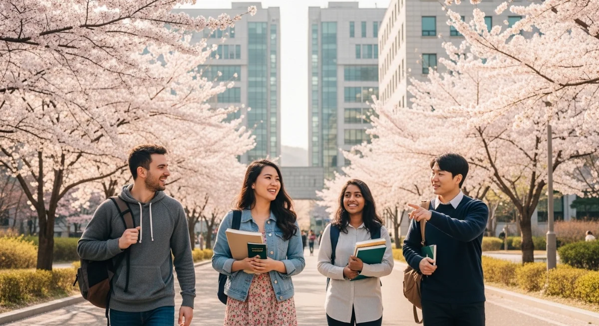 Khuôn viên trường đại học Seokyeong nơi đào tạo ngành thẩm mỹ hàng đầu Hàn Quốc