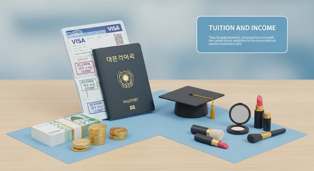 Chi phí du học nghề làm đẹp Hàn Quốc bao gồm học phí và các khoản phí sinh hoạt khác