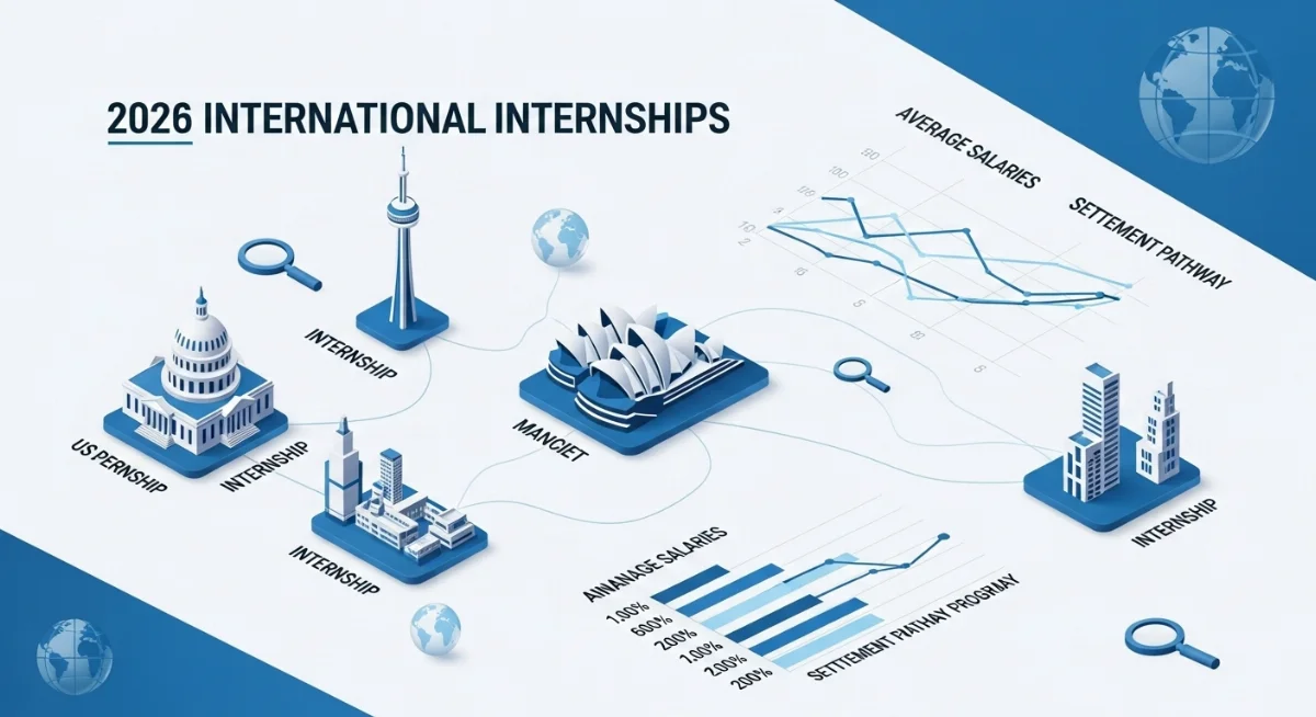 Bảng so sánh chi phí thực tập sinh Mỹ Úc và Canada chi tiết năm 2026