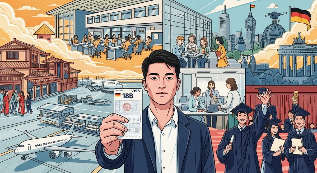 Kinh nghiệm phỏng vấn và bảo lãnh gia đình diện visa 18B Đức