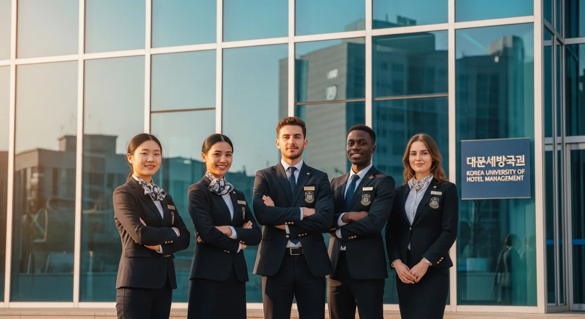 Sinh viên du học Hàn ngành khách sạn thực tập tại khách sạn 5 sao chuyên nghiệp