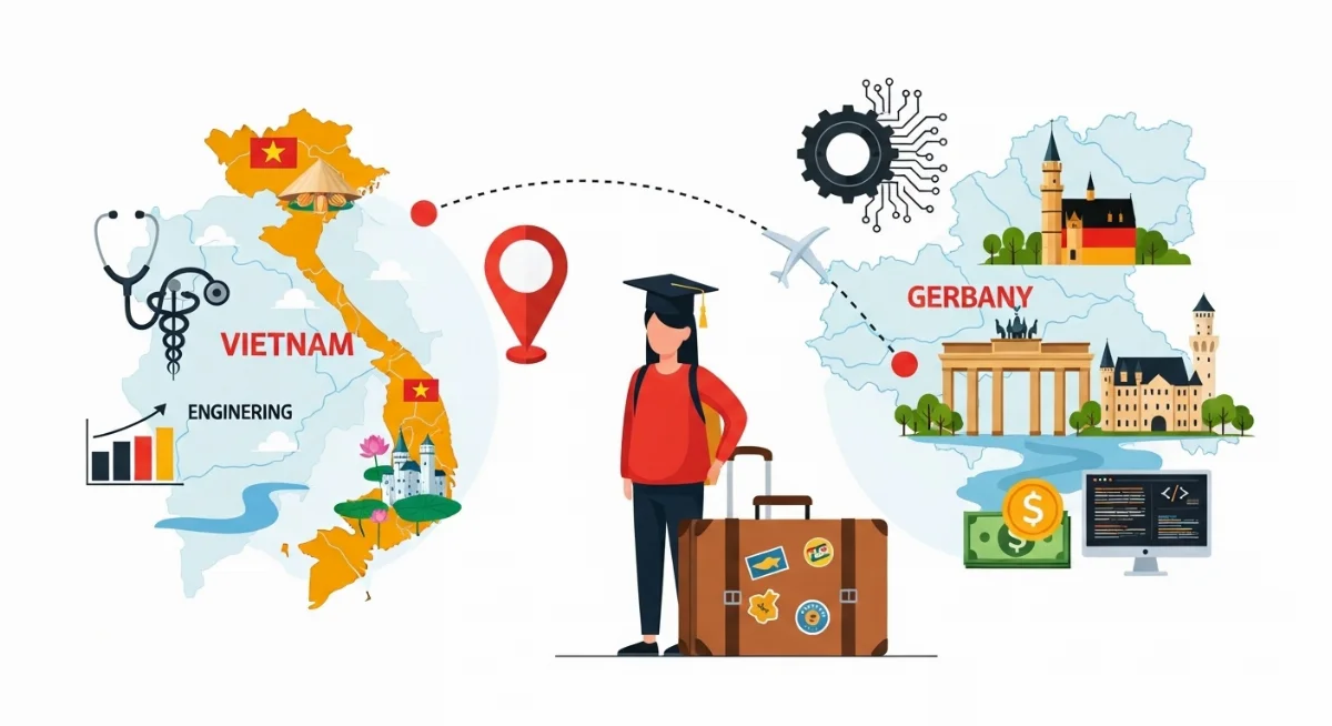 Sinh viên Việt Nam thành công định cư Đức sau tốt nghiệp chương trình du học nghề