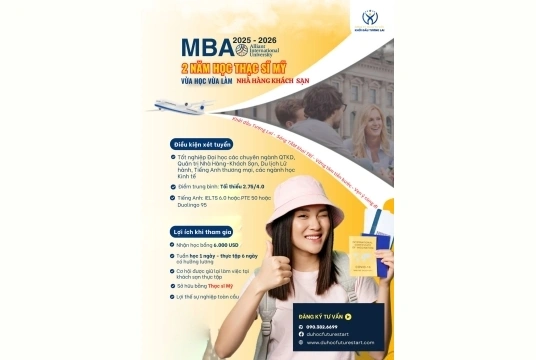 2 NĂM HỌC THẠC SỸ MỸ VỪA HỌC - VỪA LÀM